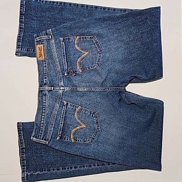 Levi's 515 Bootcut Blue Jeans Denim Pants Stretch Medium Wash Mid-Rise 10 - Picture 3 of 11